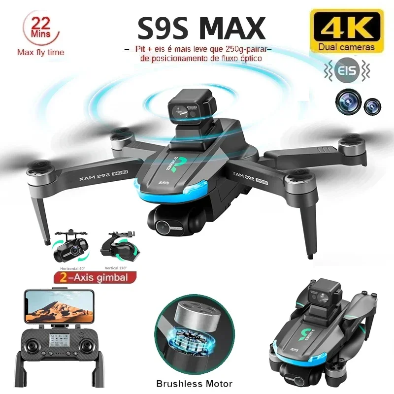 Nouveau S9S MAX MINI Drone 4K  - Rc Helicopter Mini avis et prix