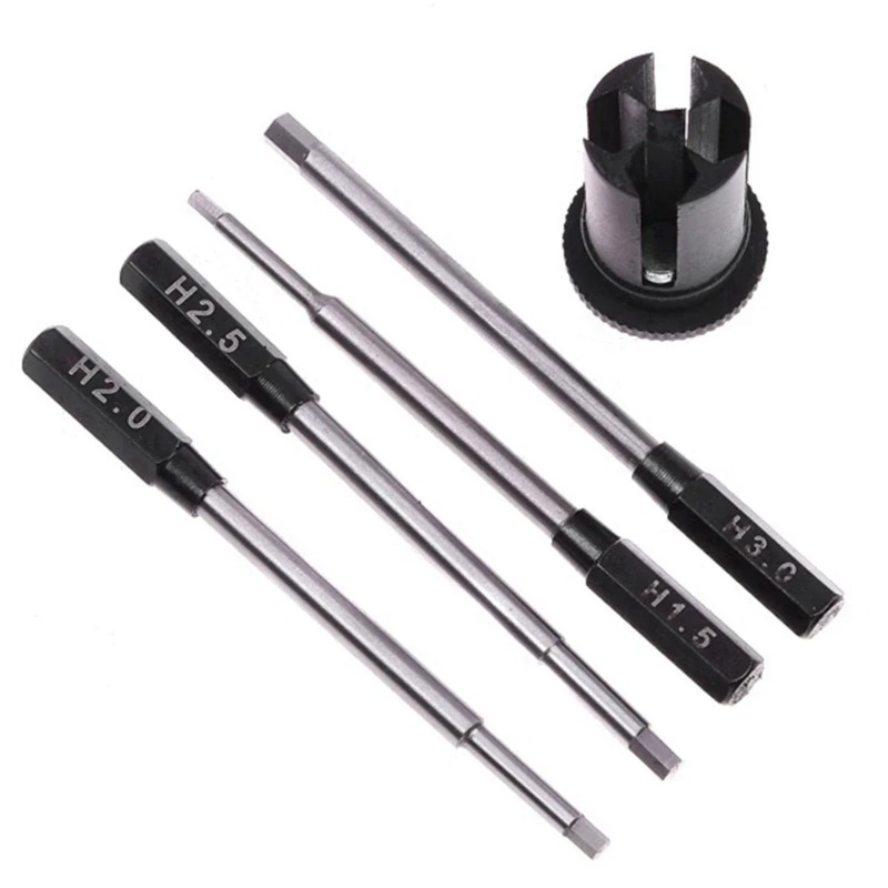 Jeu de tournevis hexagonaux 4- - Rc Helicopter Tool Kit avis et prix